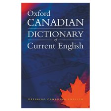 Dictionnaire anglais The Canadian Oxford
