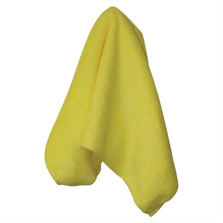 Chiffons microfibre jaune (pqt 12)