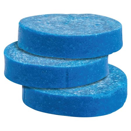 Pastille deodorante bleu pour cuvette