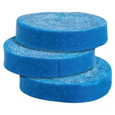 Pastille deodorante bleu pour cuvette