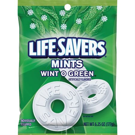 Bonbons Lifesavers Menthe ''Wint-O-Green''