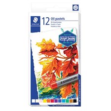 Pastels à l’huile pqt 12