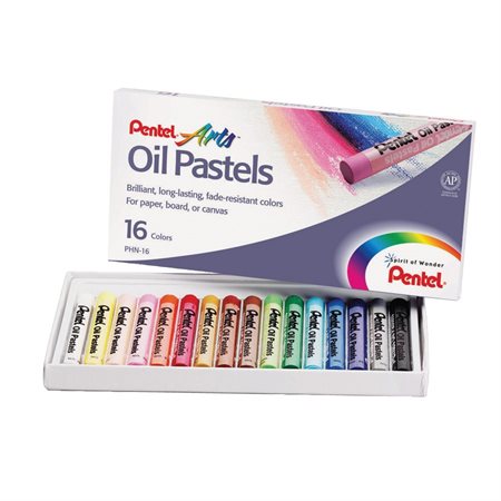 Ensemble de pastel à l'huile boîte de 16