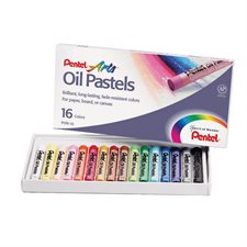 Ensemble de pastel à l'huile boîte de 16