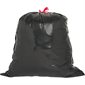 Sac à ordures à cordon flexible 30 x 32 po noir (bte 42)