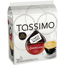 Dosettes de café Tassimo Paquet de 14 Carte Noire Americano