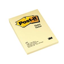 Feuillets autoadhésifs Post-it® Uni 4 x 6 po.  (1)