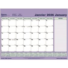 Calendrier sous-main mensuel (2025) Recharge seulement