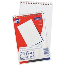 Bloc sténo Avec ligne médiane 120 pages