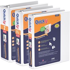 Reliure de présentation robuste Jr. Deluxe QuickFit® 1 po