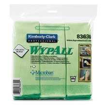 Chiffon en microfibres WypAll® Vert, pour vitre et miroir.