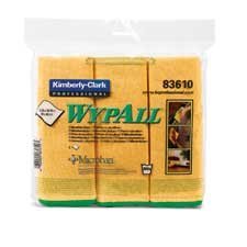 Chiffon en microfibres WypAll® Jaune, pour usage général.