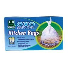 Sacs à ordures oxobiodégradables Tuff Guy™ 20 x 22". Blanc.