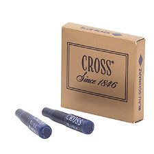 Boîte de 6 cartouches d'encre "Cross" bleu