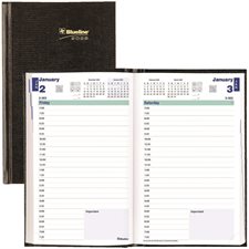 Agenda quotidien (2026) Bilingue noir