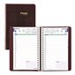 Agenda quotidien (2026) Couverture souple, anglais bourgogne