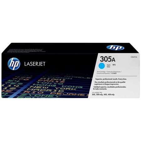 Cartouche de toner HP 305A cyan