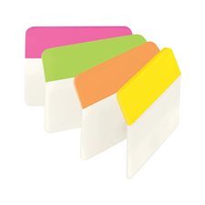 Onglets autoadhésifs biseautés Post-it® couleurs vives