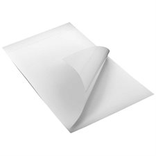 Feuilles nettoyantes pour machine à plastifier lettre / légal