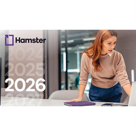 Calendrier de bureau Hamster bilingue