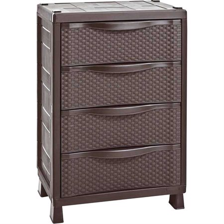 Cabinet 4 tiroirs en résine