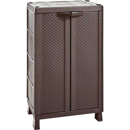 Cabinet à deux portes en résine