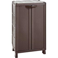 Cabinet à deux portes en résine