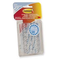 Pinces adhésives décoratives Command™ 40 crochets et 48 bandes