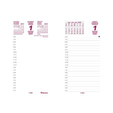 Recharge pour bloc calendrier quotidien (2024) trilingue