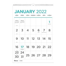 Calendrier mural à gros caractère (2022)