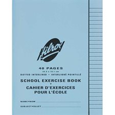 Cahier d'exercices interligné