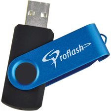 Clé USB à mémoire flash FlipFlash 8 Go bleu