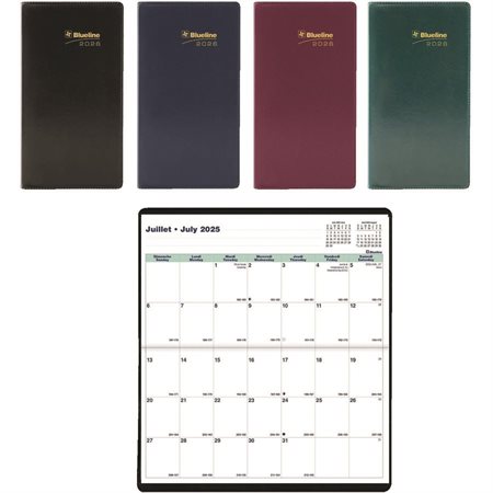 Agenda mensuel de poche (2024-2025)