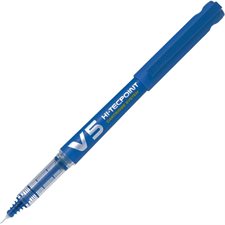 Stylos à bille roulante rechargeable Hi-Tecpoint 0,5 mm bleu