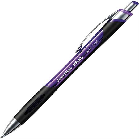 Stylos à bille rétractable InkJoy™550RT Vendu à l'unité pourpre