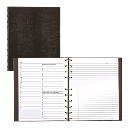 Planificateur quotidien non-daté NotePro® 10-3 / 4 x 8-1 / 2" - 200 pages bilingue