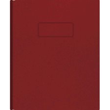 Livre de notes A9 Ligné rouge