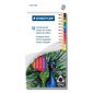 Crayons de couleur triangulaire en bois pqt 12