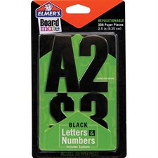 Autocollants lettres et chiffres Boardmate ™ 308 Lettres & Chiffres 2-1 / 2"