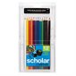 Crayons à colorier en bois Scholar™ boîte de 12