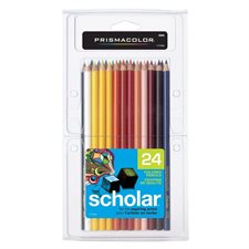 Crayons à colorier en bois Scholar™ boîte de 24
