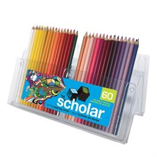 Crayons à colorier en bois Prismacolor® Scholar boîte de 60