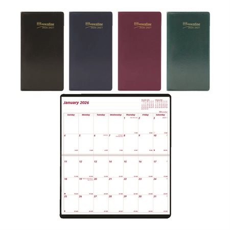 Agenda mensuel de poche (2026-2027)