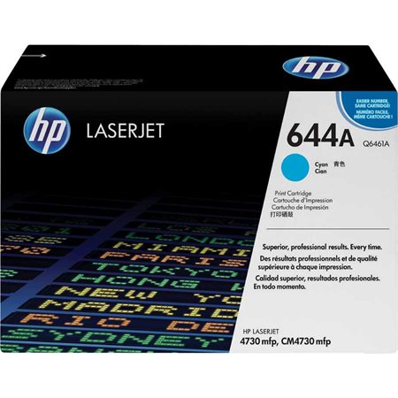 Cartouche de toner HP 644A cyan