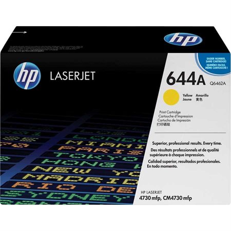 Cartouche de toner HP 644A jaune