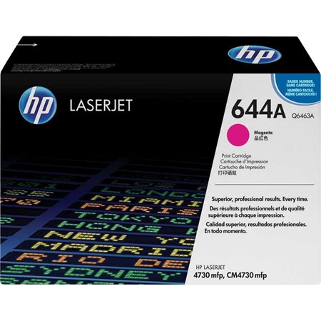 Cartouche de toner HP 644A magenta