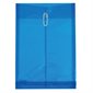Enveloppe en polyéthylène translucide 9-3 / 4 x 13-1 / 2 po. Ouverture verticale. bleu