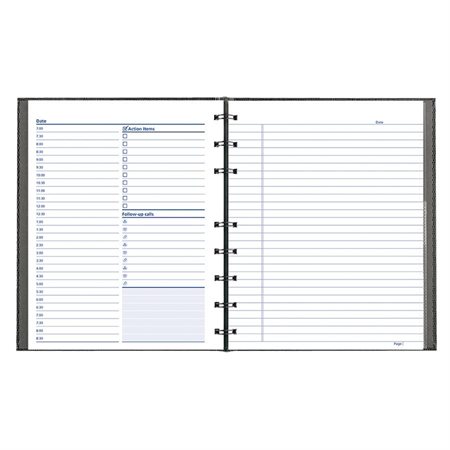 Planificateur quotidien perpétuel NotePro® 9-1 / 4 x 7-1 / 4" - 192 pages anglais
