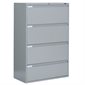 Classeurs latéraux Fileworks® 9300 Plus 4 tiroirs gris