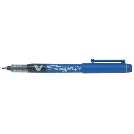 Marqueur V-Signpen bleu